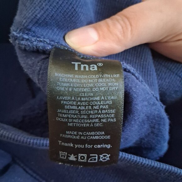 Aritzia TNA Navy Blue Jogger Sweatpants Women's Medium - Picture 6 of 13
